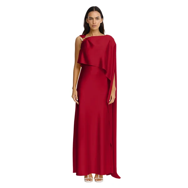 Acler Humfield Maxi Dress in Garnet