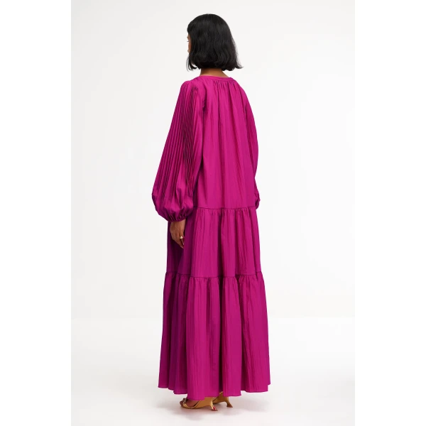 Acler Ingleton Maxi Dress in Electric Plum, view 3
