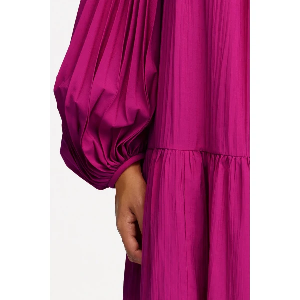 Acler Ingleton Maxi Dress in Electric Plum, view 4