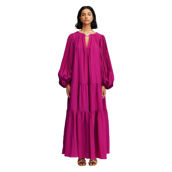 Acler Ingleton Maxi Dress in Electric Plum
