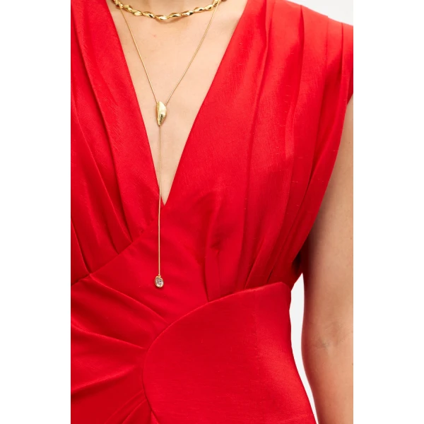 Acler Innoxhill Maxi Dress in Cherry, view 4
