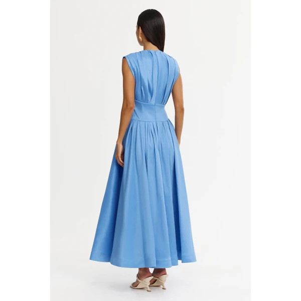 Acler Innoxhill Maxi Dress in Lake Blue, view 3