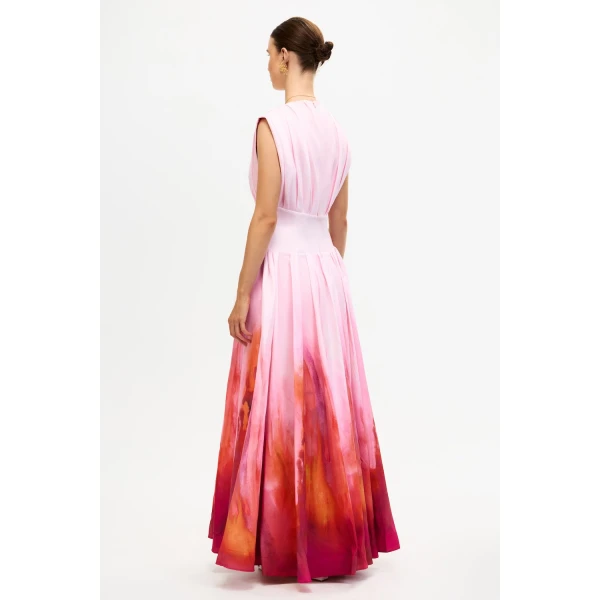 Acler Innoxhill Maxi Dress in Mimosa Sunrise, view 3