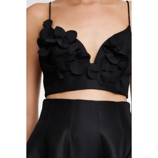 Acler Isla Top in Black, view 4