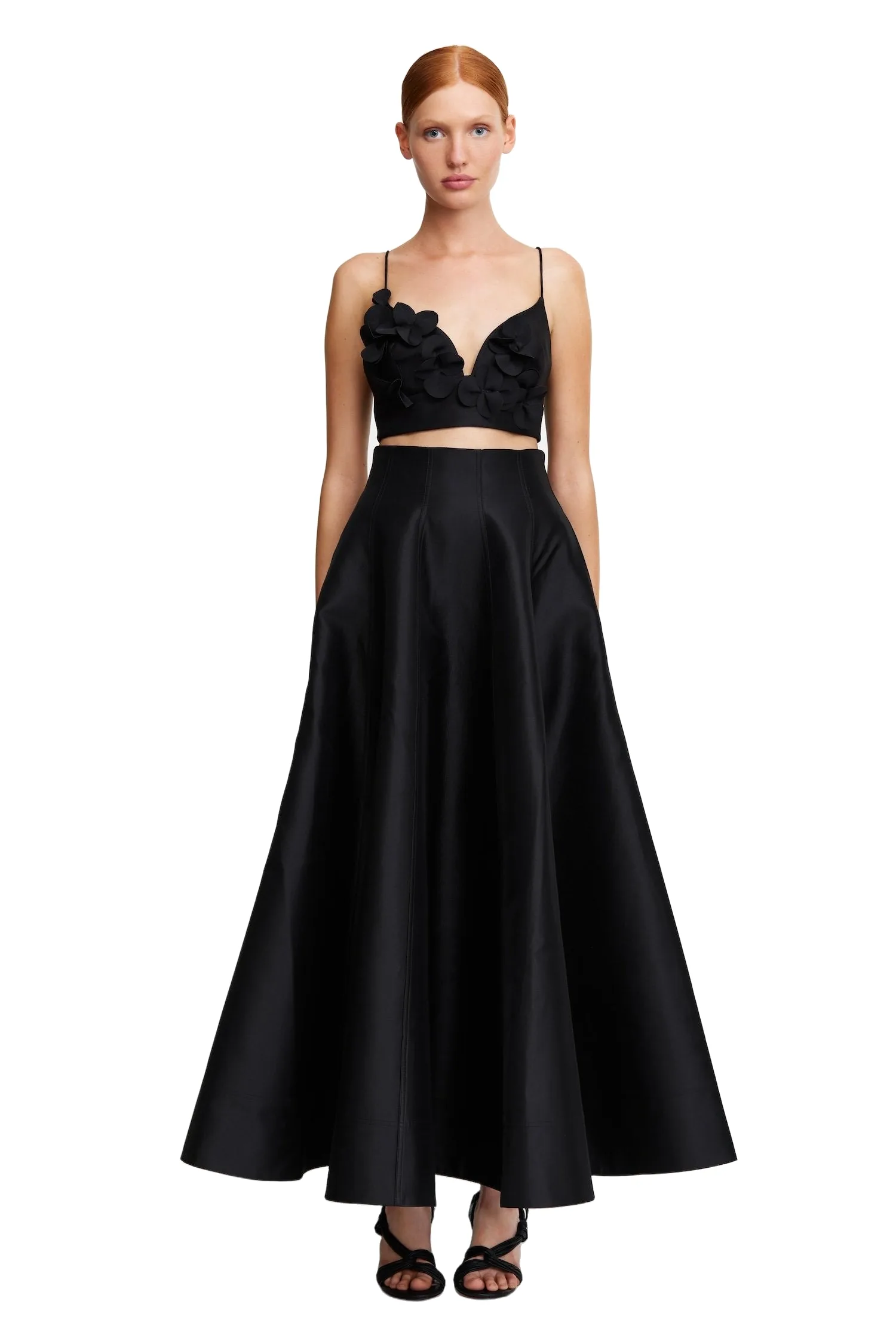 Acler Isla Top in Black, Black Tops