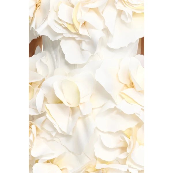 Acler Jackhill Mini Dress in Ivory, view 4