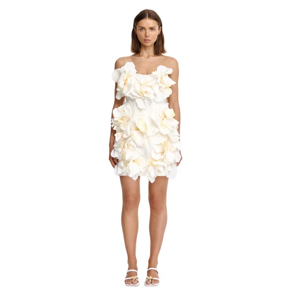 Acler Jackhill Mini Dress in Ivory