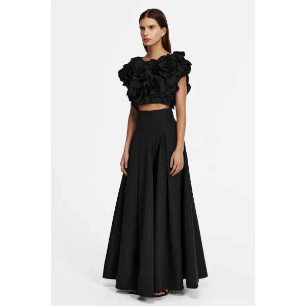Acler Jackhill Top in Black, view 2