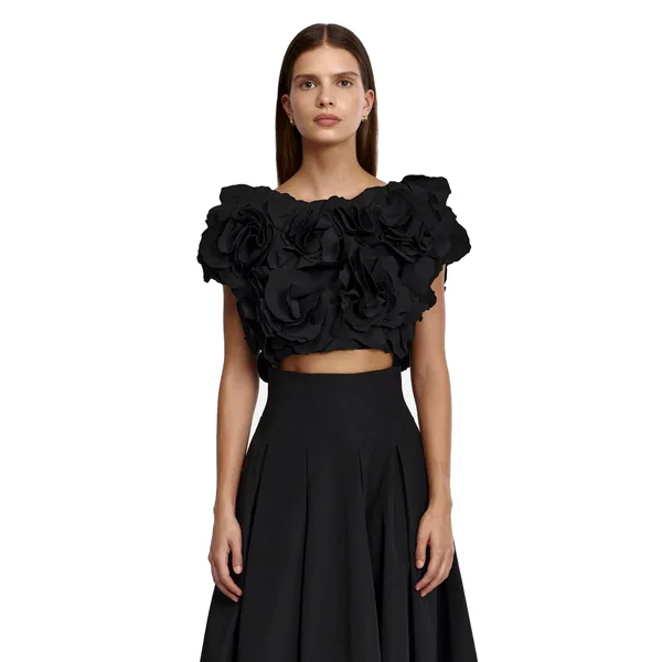 Acler Jackhill Top in Black