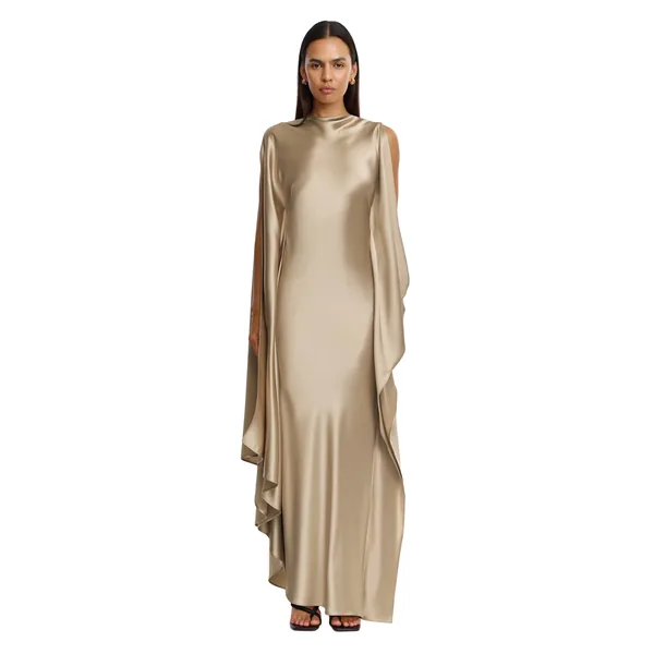 Acler Jarvis Maxi Dress in Champagne