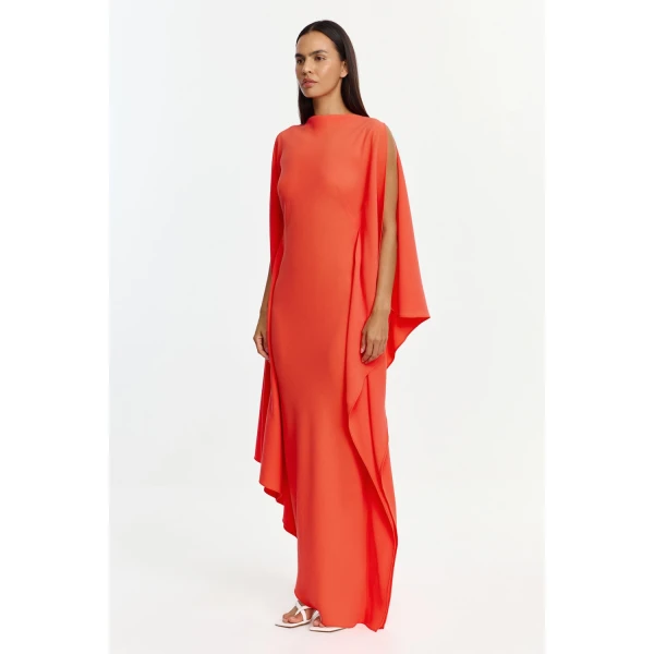 Acler Jarvis Maxi Dress in Chilli, view 2