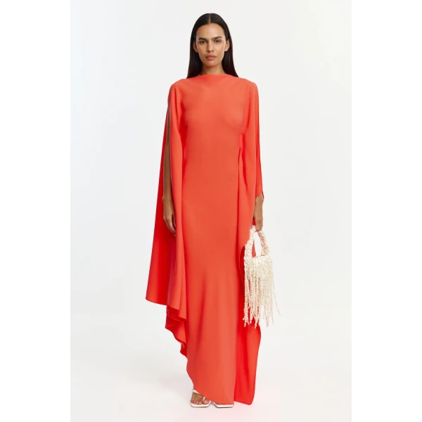 Acler Jarvis Maxi Dress in Chilli, view 4