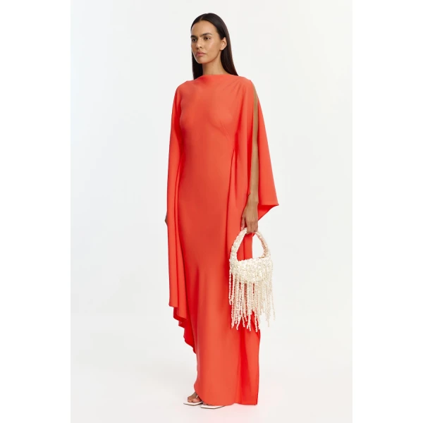Acler Jarvis Maxi Dress in Chilli, view 5