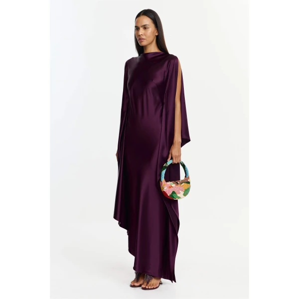 Acler Jarvis Maxi Dress in Fig, view 2