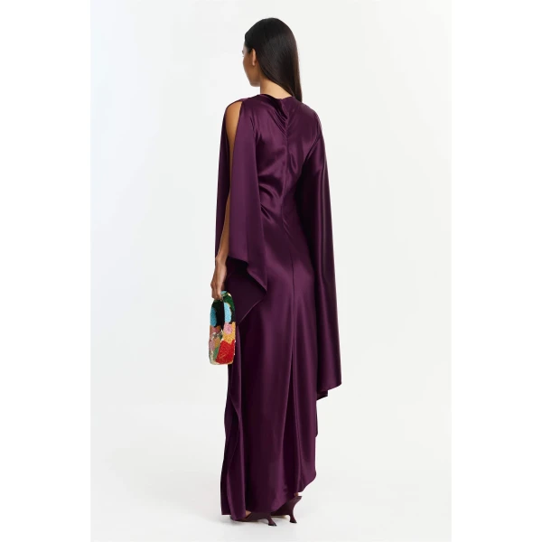 Acler Jarvis Maxi Dress in Fig, view 3