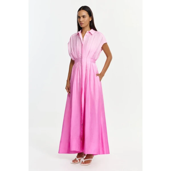 Acler Java Maxi Dress in Taffy Ombre, view 2