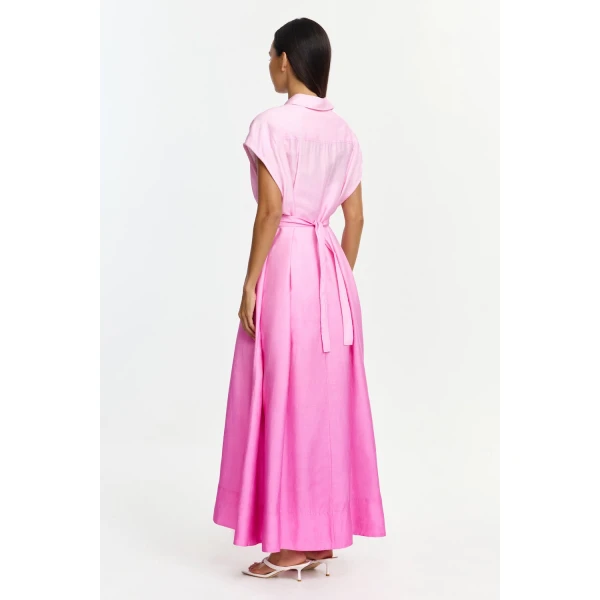 Acler Java Maxi Dress in Taffy Ombre, view 3