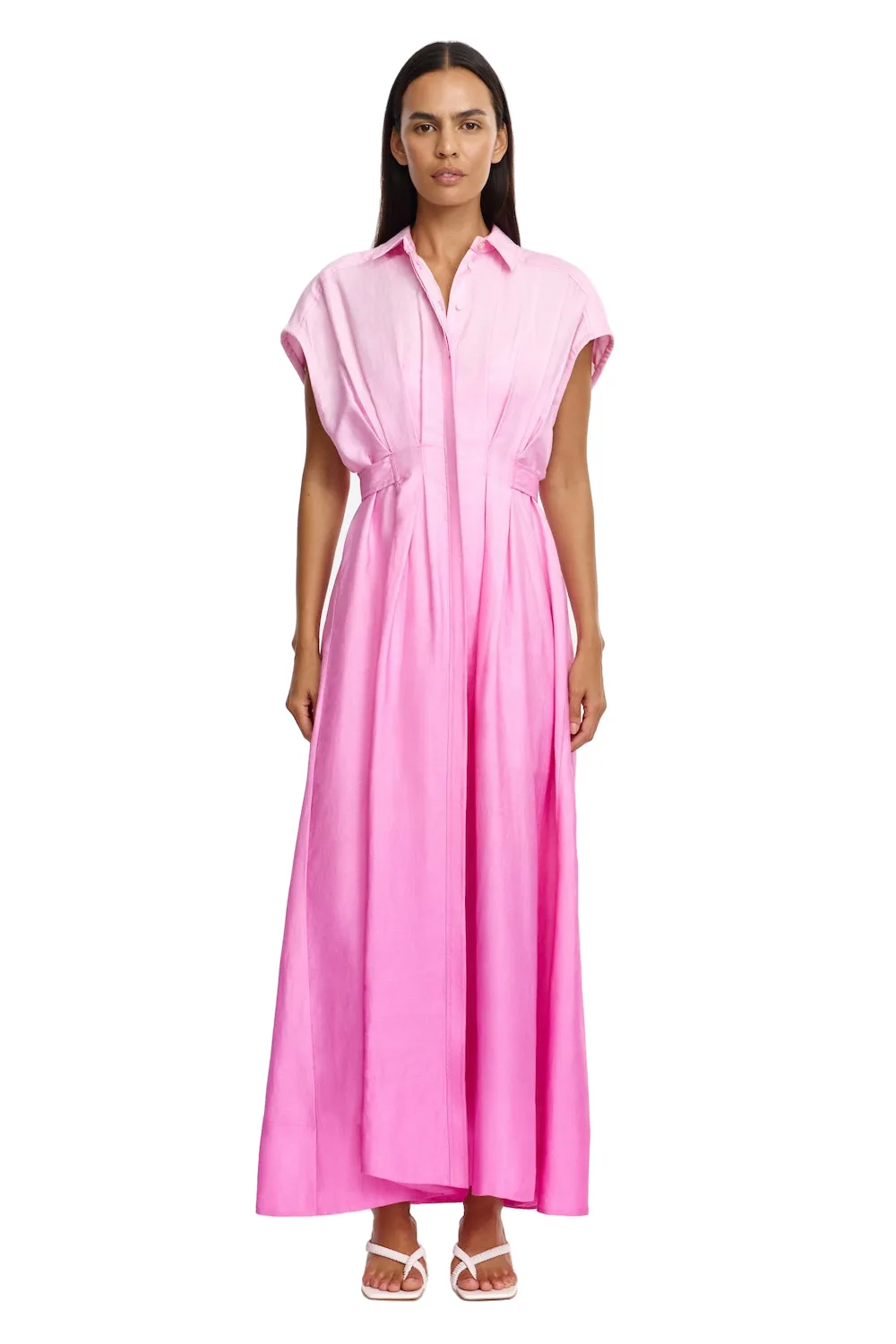 Acler Java Maxi Dress in Taffy Ombre, Multicolour Dresses