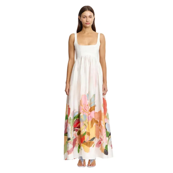 Acler Javaly Maxi Dress in Mixed Floral