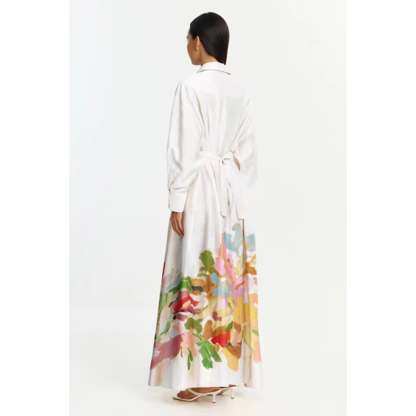 Acler Javana Maxi Dress in Mixed Floral, view 3