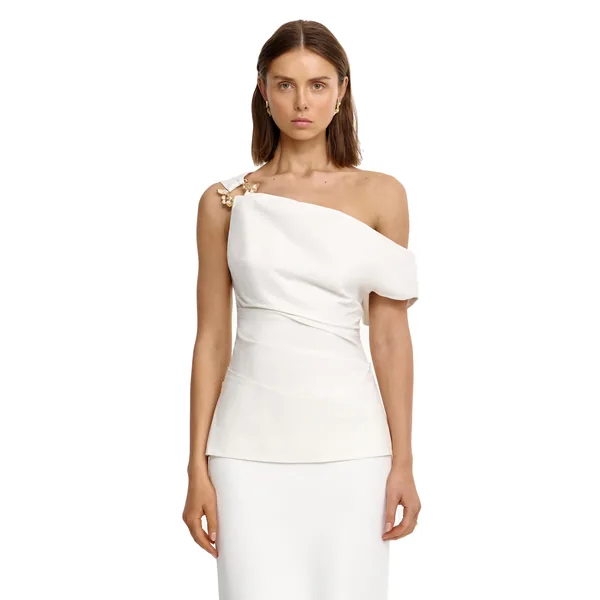 Acler Kellas Top in Ivory