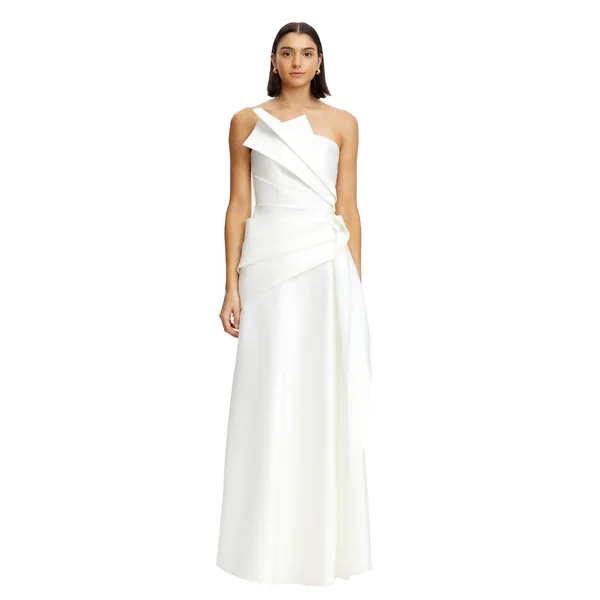 Acler Kenley Gown in Ivory