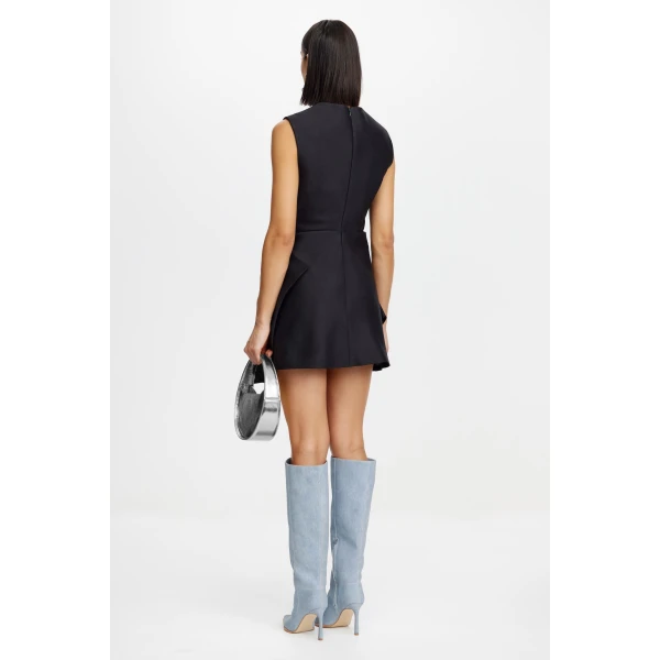 Acler Kenley Mini Dress in Black, view 3