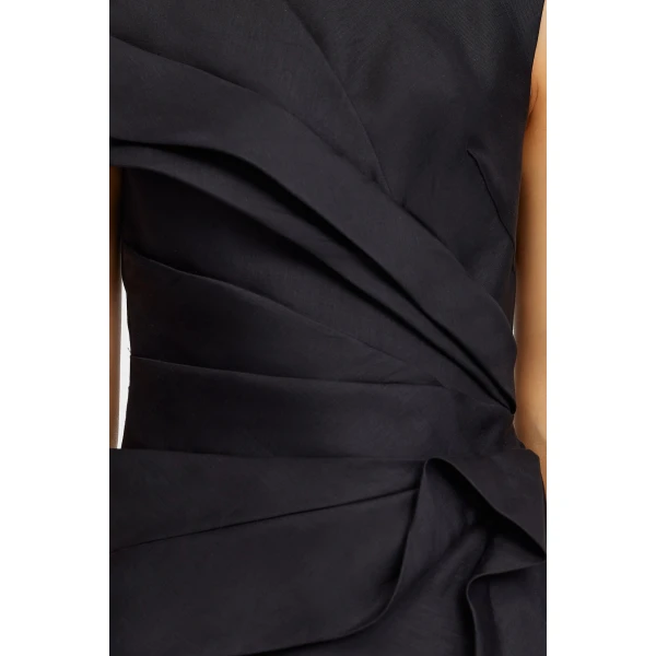 Acler Kenley Mini Dress in Black, view 4
