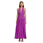 Acler Kerrison Maxi Dress in Deep Mulberry