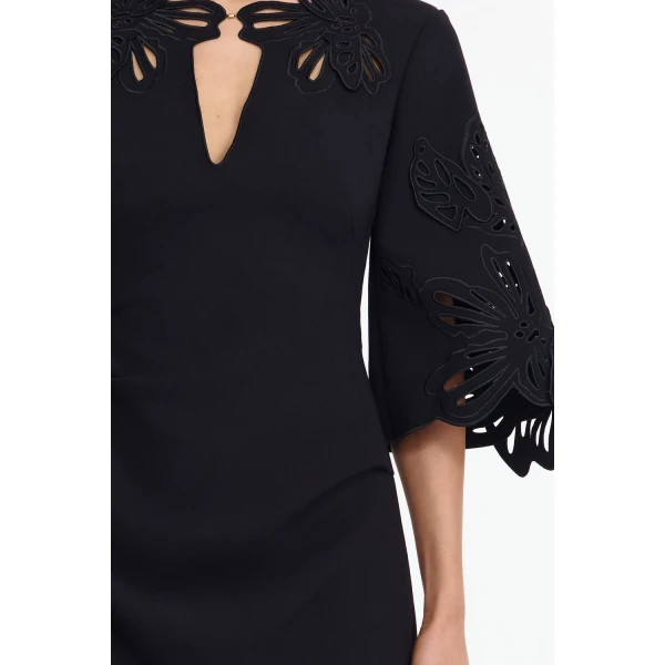 Acler Leesbrook Mini Dress in Black, view 4