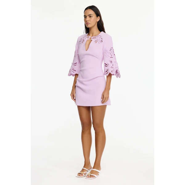 Acler Leesbrook Mini Dress in Wisteria, view 2