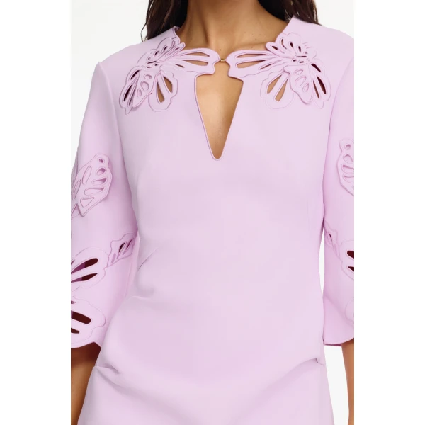 Acler Leesbrook Mini Dress in Wisteria, view 4