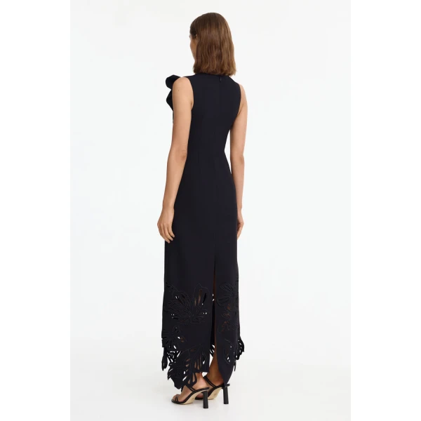 Acler Lessonhall Maxi Dress in Black, view 3