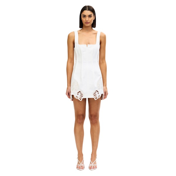 Acler Leven Mini Dress in Ivory