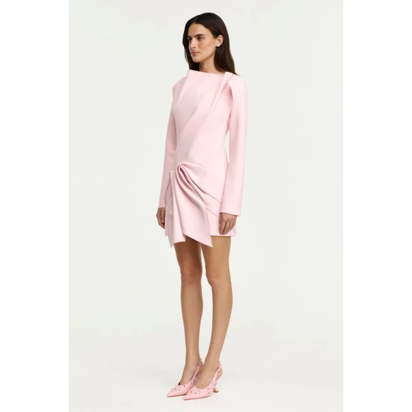 Acler Limosa Mini Dress in Fairy Floss, view 2