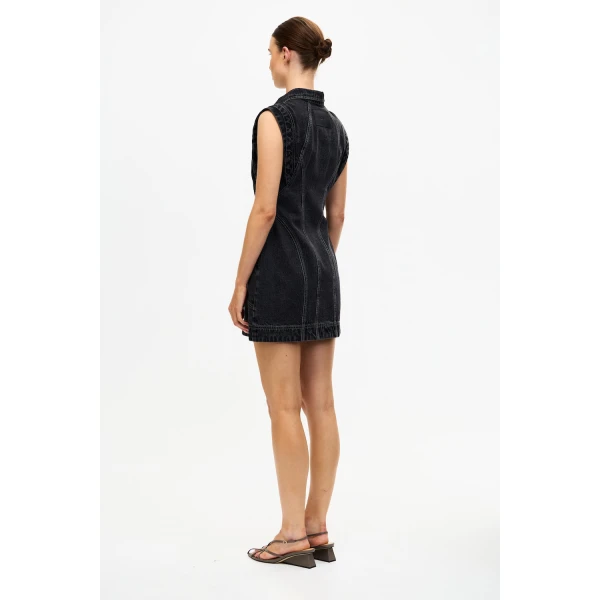 Acler London Mini Dress in Black, view 3