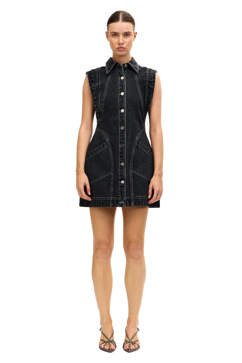 Acler London Mini Dress in Black, Black Dresses