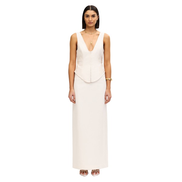 Acler Malton Maxi Skirt in Sandstone