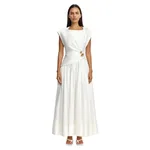 Acler Mannersly Maxi Dress in Ivory