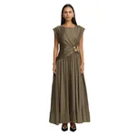 Acler Mannersly Maxi Dress in Pecan