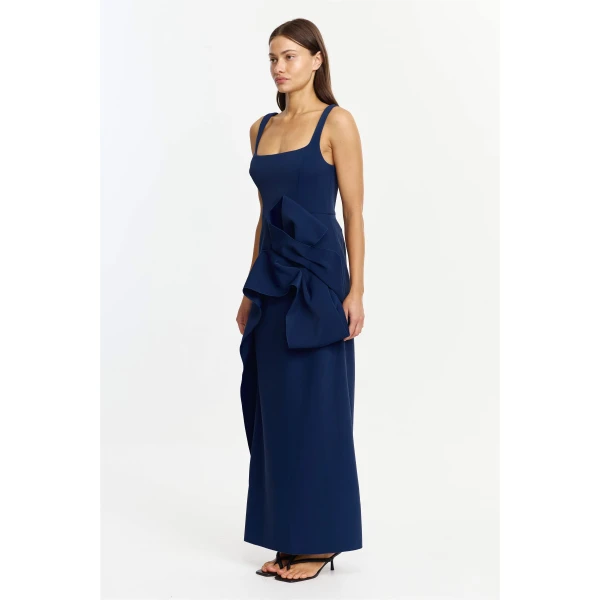 Acler Mannetto Maxi Dress in Sapphire, view 2