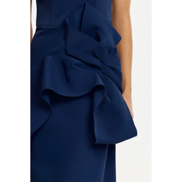 Acler Mannetto Maxi Dress in Sapphire, view 4