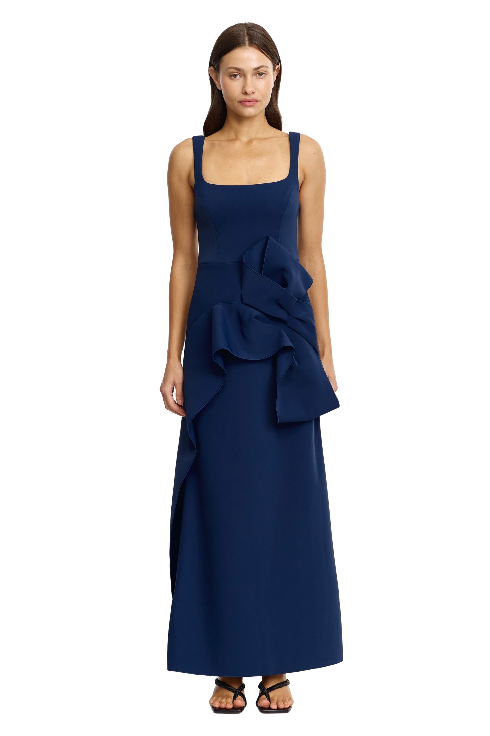 Acler Mannetto Maxi Dress in Sapphire, Blue Dresses