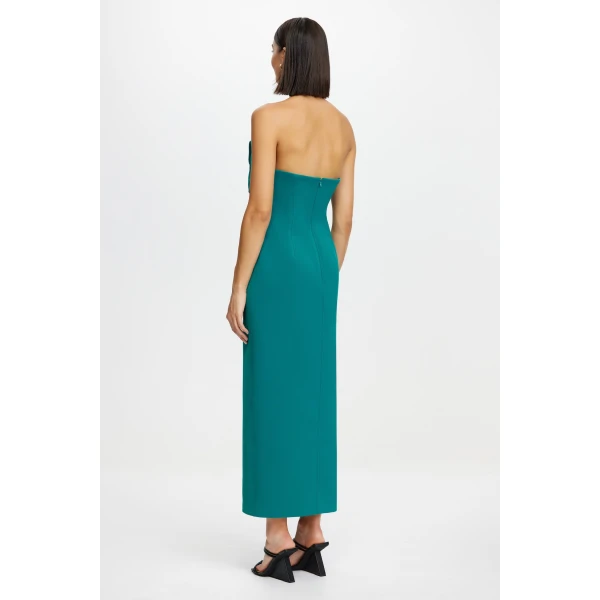 Acler Manton Midi Dress in Dark Pacific, view 3