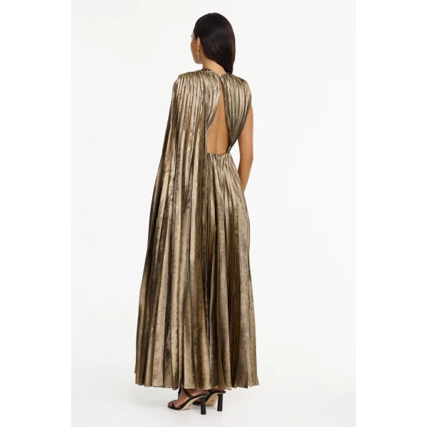 Acler Mapstone Maxi Dress in Golden, view 2