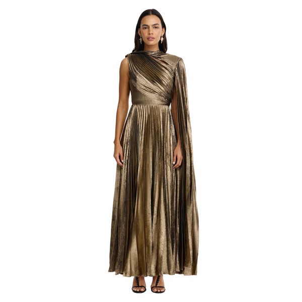 Acler Mapstone Maxi Dress in Golden