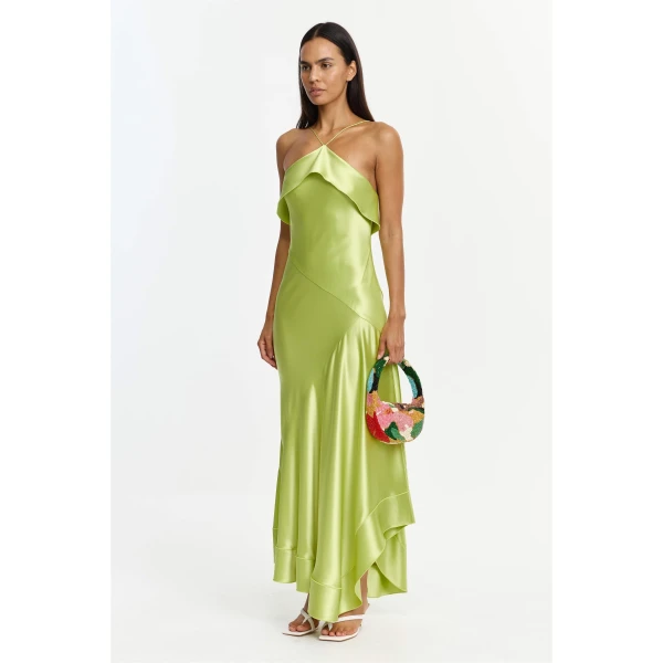 Acler Marara Maxi Dress in Honeydew, view 2