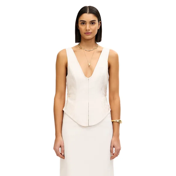 Acler Matson Top in Sandstone