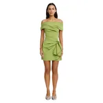 Acler Mersham Mini Dress in Chive