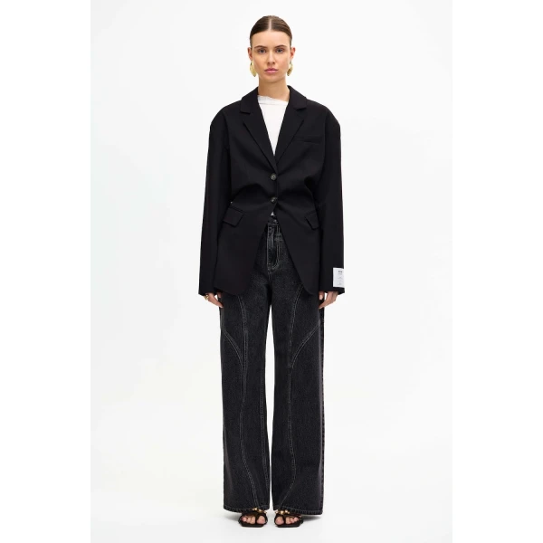 Acler Mial Jacket in Black, view 4
